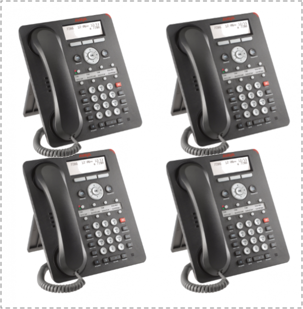 Avaya 1608i (Global Icon) IP Telephone 4 Pack - New-0